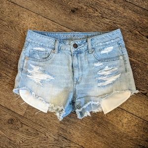 American Eagle ripped shorts